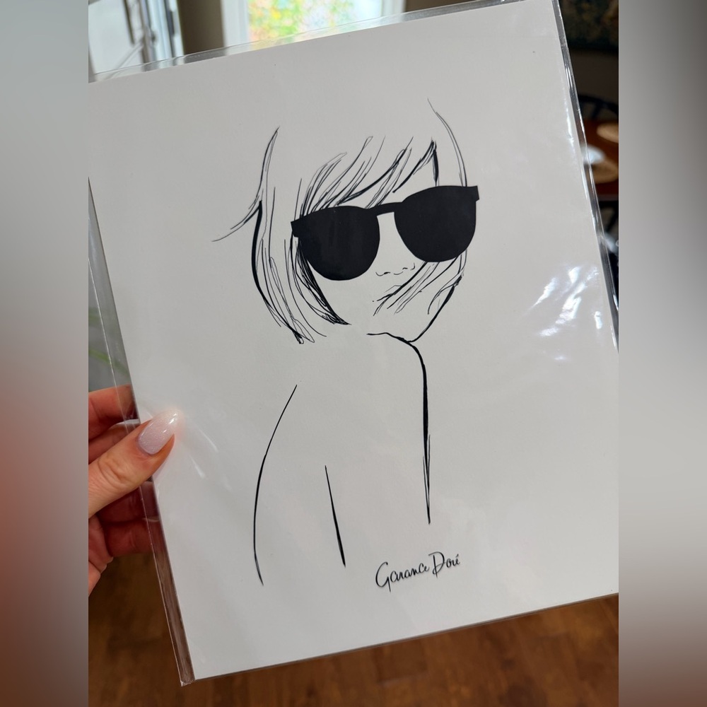 Garance Doré Chic Black and White Art Print